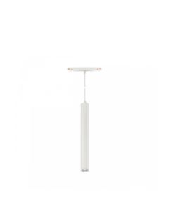Suspension LED sur rail 12 W CCT 48 V Ø 40 mm Blanc