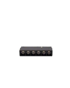 Grille LED pour rail 6W K2700 48V 110 mm Noir