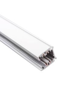 Rail triphasé pour projecteur LED 2 m blanc-noir