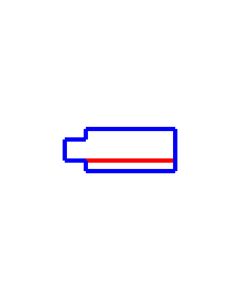 Alimentation de rail 3 phases droite blanche