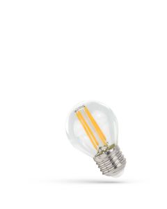 Ampoule LED filament sphérique E27 6W K1800 540 lm – Claire