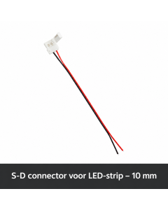 Connecteur S-D pour ruban LED – 10 mm