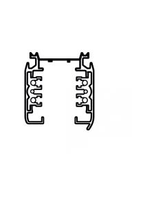 Rail triphasé blanc de 2 mètres