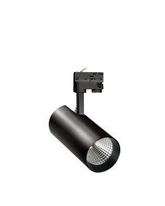Spot sur rail LED triphasé 19 W K3000 110 lm/W DALI Noir – 60°