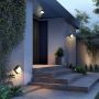 Applique murale extérieure carrée à LED 10 W CCT IP65 noire – photo 2