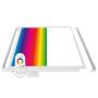 Panneau LED 62x62 cm | 40W | RGB+W (4000K) | Dimmable | Télécommande – photo 2