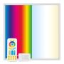 Panneau LED 62x62 cm | 40W | RGB+CCT 3000K-6000K | Dimmable | Télécommande