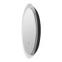 Miroir LED rond éclairé Ø60 cm | 20W | 2000 lumens | CRI90 | CCT 2700K-4000K | Noir