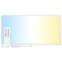 Panneau LED 120x60 cm | 60W | CCT Dimmable | 3000K-6000K | CRI90 | Télécommande – photo 2