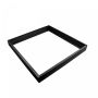 Panneau LED à cadre en saillie 60x60 cm Noir
