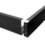 Panneau LED à cadre en saillie 60x60 cm Noir – photo 3