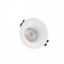 Spot encastré GU10 – rond – blanc – IP20 – Ø86×41 mm – sans ampoule