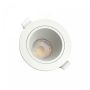 Spot encastré GU10 – rond – blanc – anti-éblouissement – IP20 – Ø95×46 mm – sans ampoule