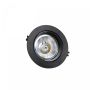 Spot en saillie AR111 GU10 – rond – noir – IP20 – Ø165×41 mm – sans ampoule