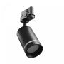 Projecteur sur rail triphasé GU10 noir – 60×101×169 mm