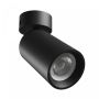 Spot en saillie GU10 – noir – IP20 – 60×135 mm – sans ampoule