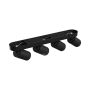 Spot en saillie GU10 4 têtes – noir – IP20 – 480×70×135 mm – sans ampoule – photo 5
