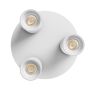 Spot en saillie GU10 3 têtes – rond – blanc – IP20 – 220×134 mm – sans ampoule – photo 3