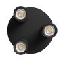Spot en saillie GU10 3 têtes – rond – noir – IP20 – 220×134 mm – sans ampoule – photo 4