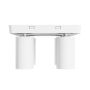 Spot en saillie GU10 4 têtes – carré – blanc – IP20 – 220×220×134 mm – sans ampoule – photo 2
