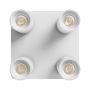Spot en saillie GU10 4 têtes – carré – blanc – IP20 – 220×220×134 mm – sans ampoule – photo 3