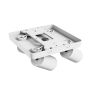 Spot en saillie GU10 4 têtes – carré – blanc – IP20 – 220×220×134 mm – sans ampoule – photo 4