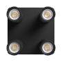 Spot en saillie GU10 4 têtes – carré – noir – IP20 – 220×220×134 mm – sans ampoule – photo 4