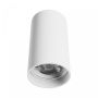 Spot en saillie GU10 – rond – blanc – IP20 – 55×100 mm – sans ampoule
