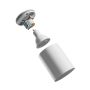 Spot en saillie GU10 – rond – blanc – IP44 – 70×90 mm – sans ampoule – photo 6