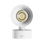 Applique murale GU10 2 têtes – rond – blanc – IP20 – 55×160×90 mm – sans ampoule – photo 4