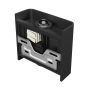 Applique murale LED 2W CCT, éclairage haut/bas, IP54, noire – photo 4