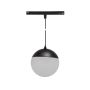 Suspension LED globe pour rail 6W CCT 48V Ø100 mm dimmable Noir – photo 4
