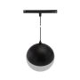 Suspension LED globe pour rail 6W CCT 48V Ø100 mm dimmable Noir – photo 6