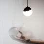 Suspension LED globe pour rail 6W CCT 48V Ø100 mm dimmable Noir – photo 9