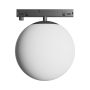 Luminaire globe LED pour rail étroit 7W K3000 48V Ø100 mm Noir – photo 2