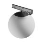 Luminaire globe LED pour rail étroit 7W K3000 48V Ø100 mm Noir – photo 4