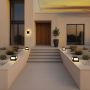 Applique murale extérieure carrée LED 10 W CCT IP65 – noir – photo 2