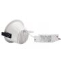 Spot encastré LED Ø13,9 cm 6-20 W K4000 IP44 Blanc – photo 7