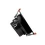 Spot encastrable GU10 anti-éblouissement Ø85 mm – Noir – Orientable – photo 2