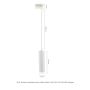 Suspension triphasée sur rail GU10 noire – photo 8