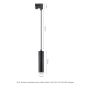 Suspension triphasée sur rail GU10 – noir – photo 8