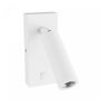 Applique murale avec interrupteur pour lampe LED MR11 – Fine – Blanc