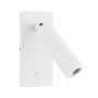 Applique murale avec interrupteur pour lampe LED MR11 – Fine – Blanc – photo 4