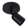Spot en saillie GU10 – noir – IP20 – 120×145 mm – sans ampoule
