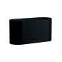 Applique murale G9 – ovale – noir – IP20 – 80×80×160 mm – sans ampoule
