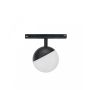 Luminaire boule LED pour rail 48V 5W K3000 435 lm CRI90 – Ø100 mm – Noir