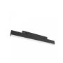 Luminaire sur rail LED allongé 8 W CCT 48 V 304 mm, dimmable, noir