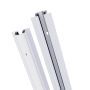 Rail encastrable triphasé 1 m pour spots sur rail – Blanc – photo 4