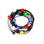Guirlande lumineuse 5 mètres avec 10 douilles E27 – IP44 – noire – sans ampoules – photo 4