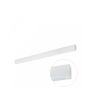 Luminaire linéaire LED 112 cm blanc 36 W moderne avec détecteur
